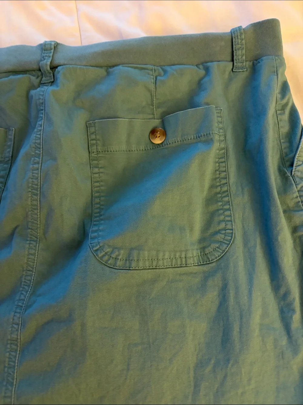 Lee Regular Fit Skort Mid Rise With Pockets Light Green Size 18 Medium